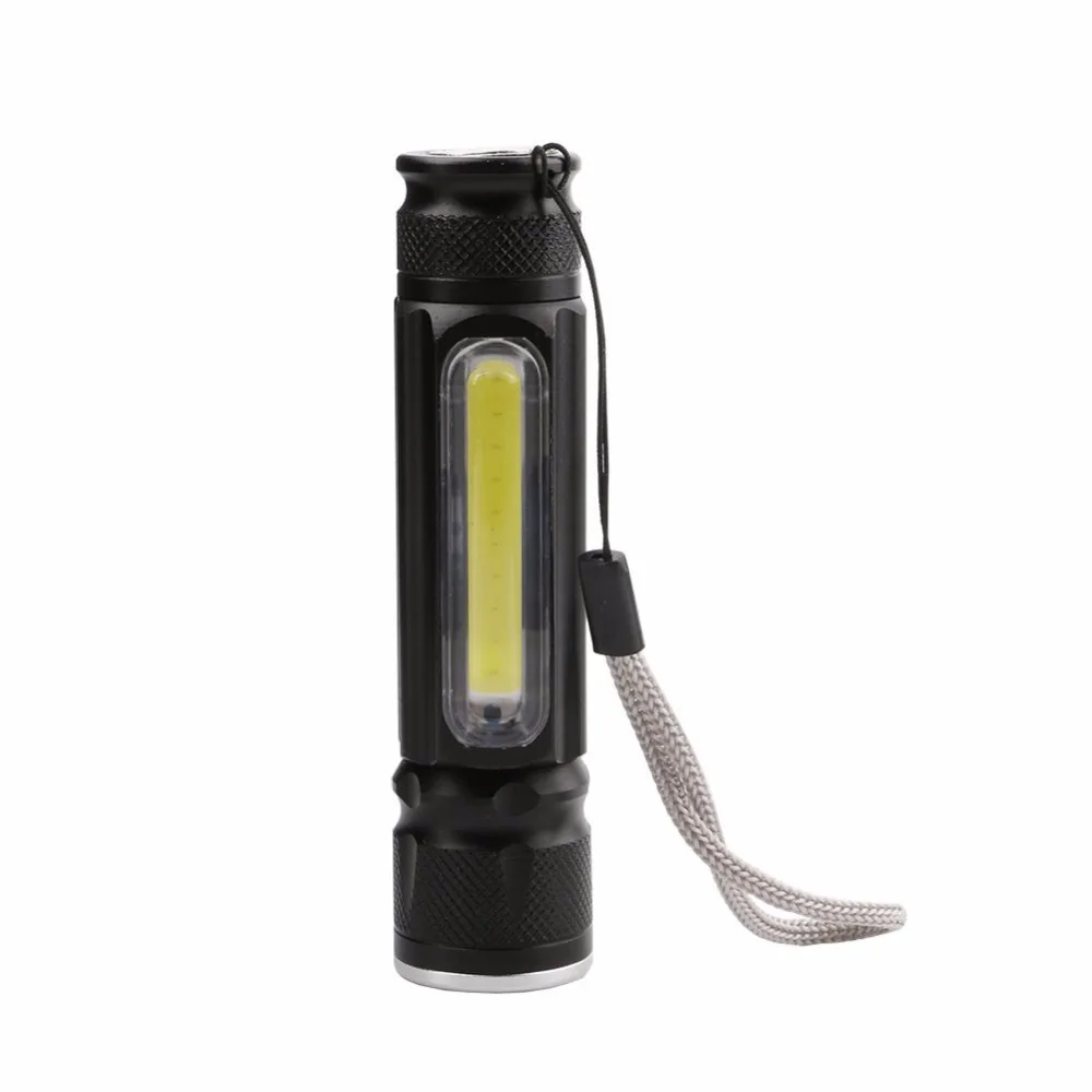 

LED T6 Flashlight Torch Magnetic Camping Lamp USB COB Flashlight Rechargeable Waterproof Zoom Flash Light