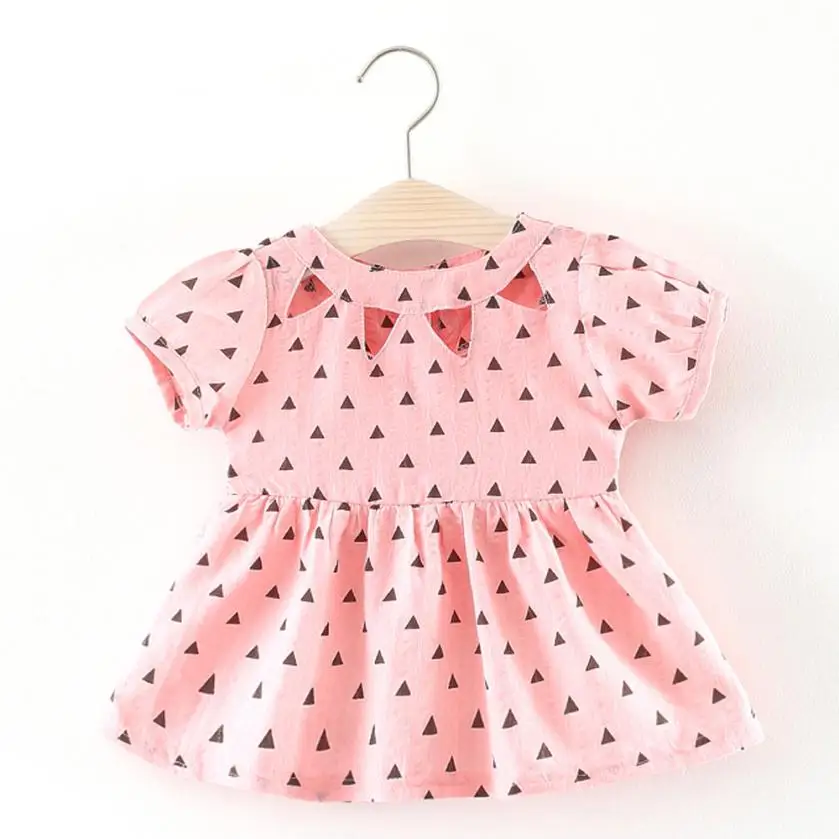 

ARLONEET Dress Toddler Kids Baby Girls Short Sleeve Dot Clothes Party Princess Dresses Dropshipping Mar14
