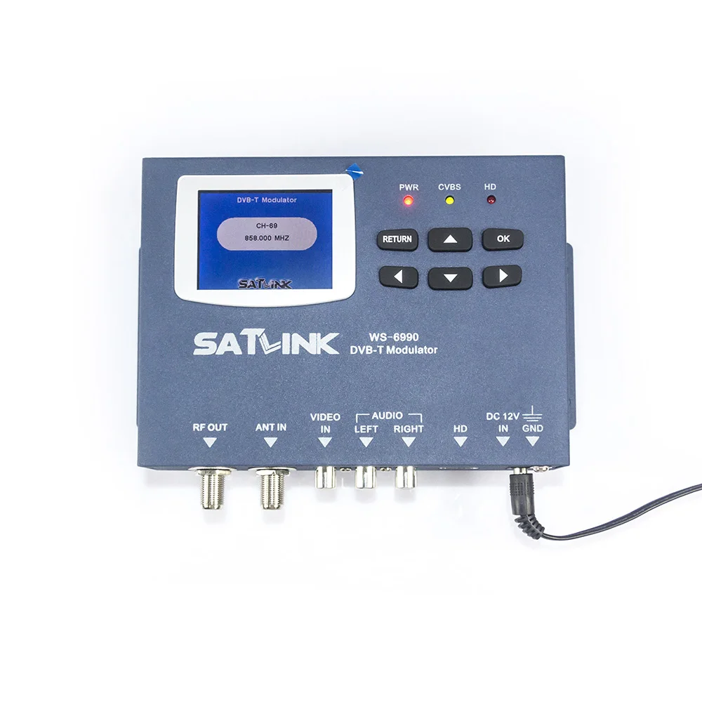 SZBOX Satlink WS-6990 DVB-T Terrestrial Finder 1 Route DVB-T modulator/ AV/ HD Meter WS6990 Satlink 6990 Digital Meter Finder