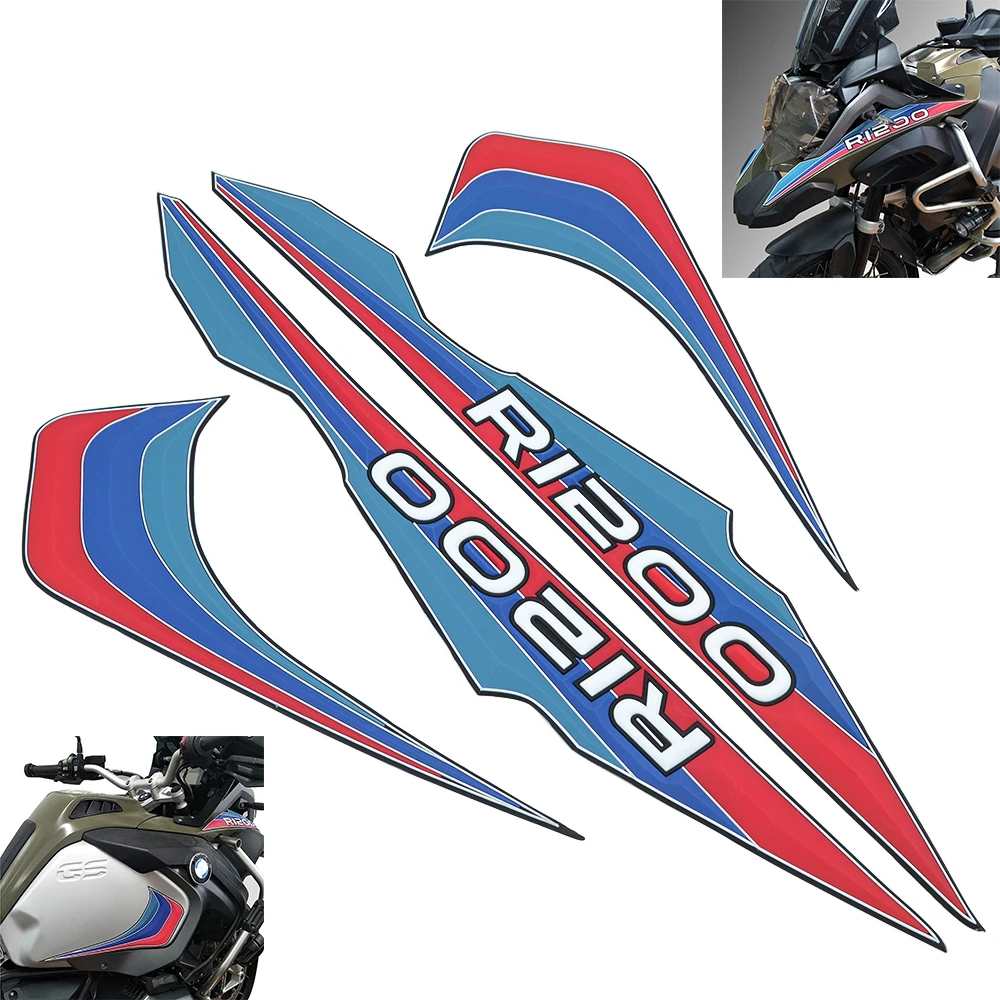 

Fuel Oil Gas Tank Pad Fender Protector 3M Stickers Decal Cover For BMW R 1200 GS R1200GS ADV Adventure 2014 2015 2016 2017 2018