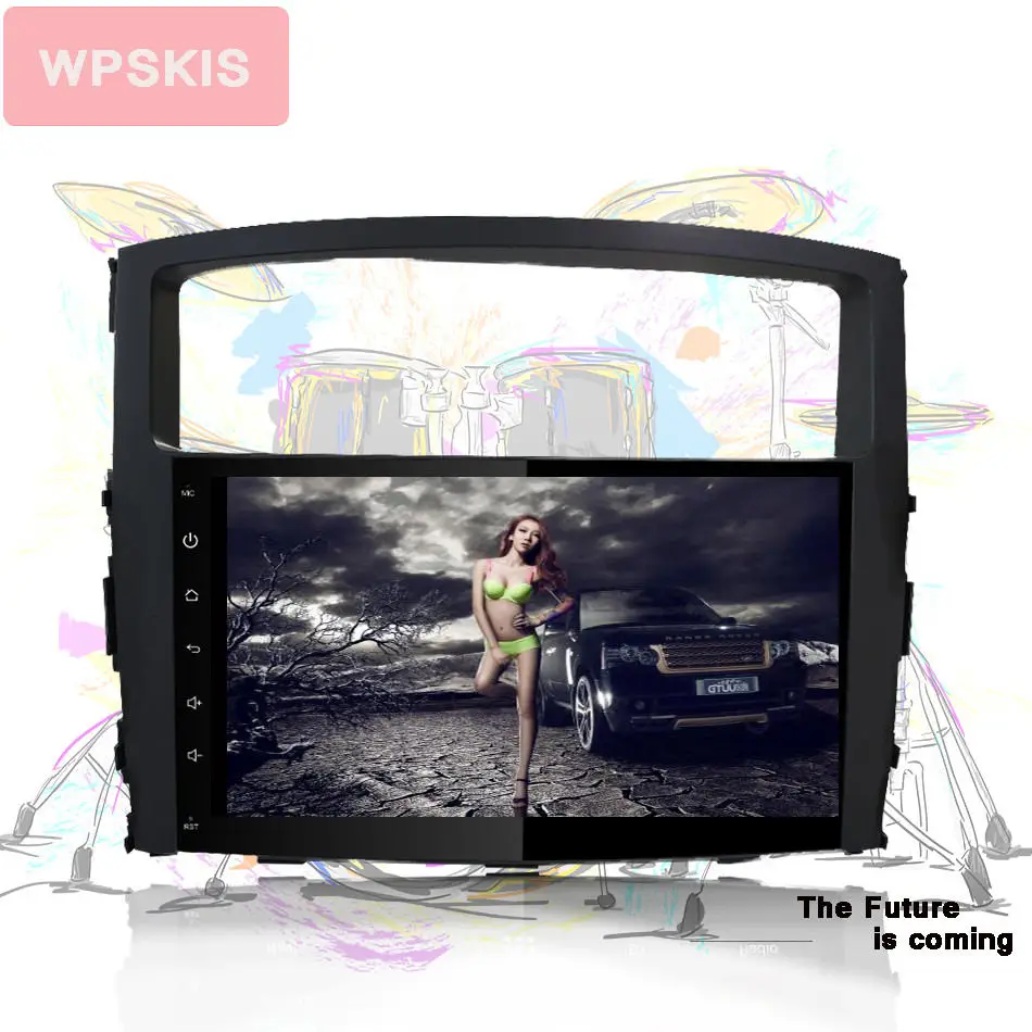 9 &quotAndroid 10 0 автомобильный GPS плеер Navi для Mitsubishi Pajero Sport с 6G + 128G Восьмиядерный без DVD