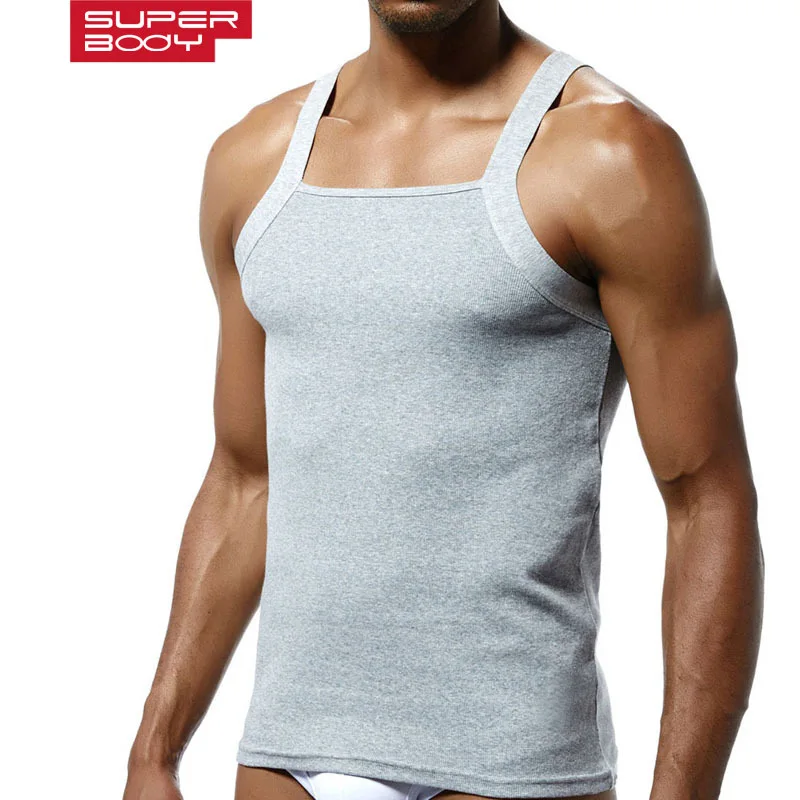 Cotton Mens Vest Fashion Tank Tops Comfortable T Shirts Summer