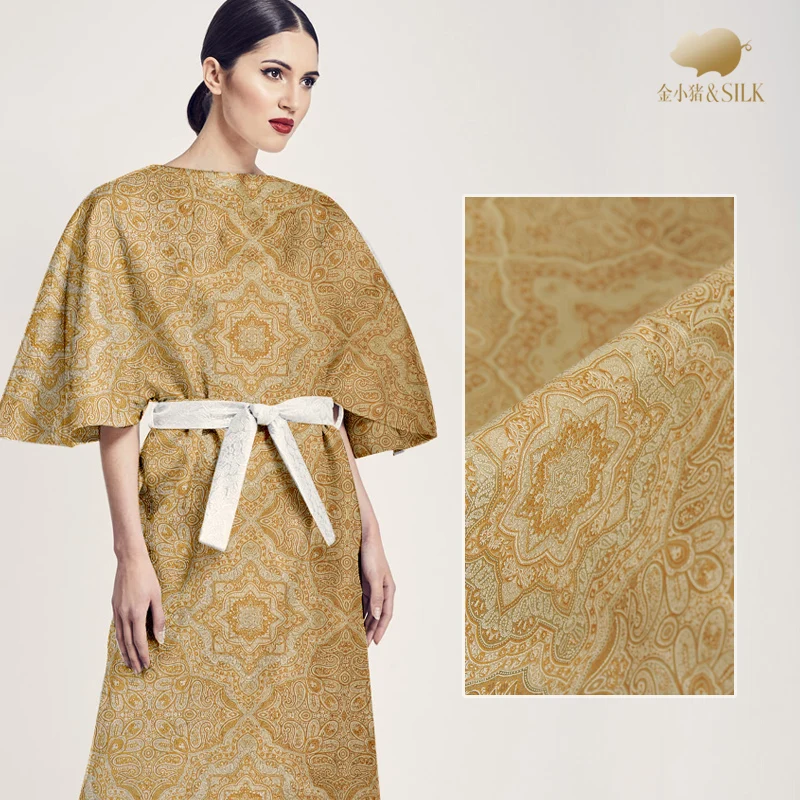 

147cm silk jacquard brocade fabric 42mm dress jacket silk jacquard fabric chinese silk brocade fabric wholesale silk cloth