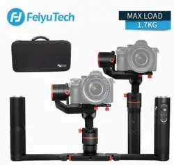 Feiyu a1000 Gimbal Ручной Стабилизатор для Nikon Sony Canon беззеркальных Камера Gopro Экшн камеры смартфона 1,7 кг грузоподъемность