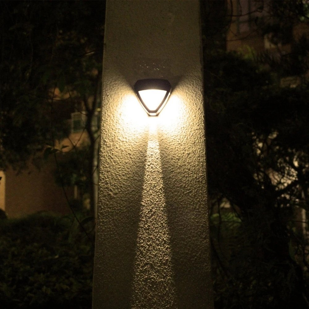 LED Solar Wall Light 2 Leds Lighting Sensor Night Light For Outdoor Garden Lamp Security Step Light Stair Lamp (6)