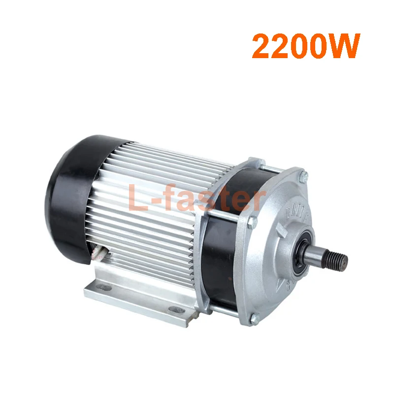 

60V72V 2200W Electric Automobile Engine Electric Car Parts Rear Drive Brushless Powerful 2.2KW Motor For Electric Heavy Tricycle