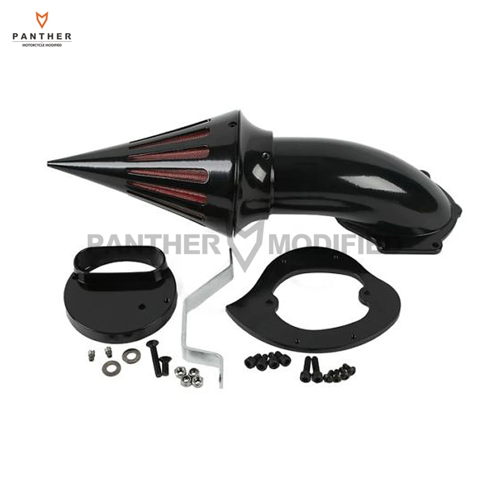 

Black Motorcycle Spike Air Cleaner Kit Intake Filter case for Yamaha Vstar 1100 Dragstar XVS1100 1999-up