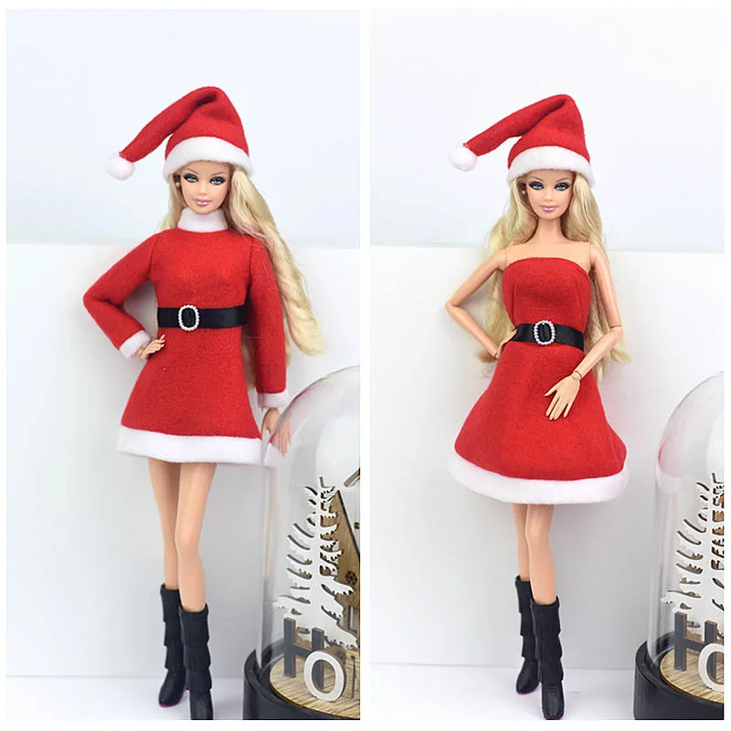Наряд ручной работы для Blythe Doll Dress & Red Hat обувь на высоком каблуке одежда Барби 1/6