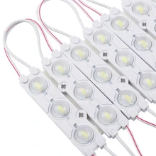 20 шт./лот Светодиодный модуль 12 в супер яркий рекламный свет 5730 впрыска с объективом водонепроницаемый IP65 светодиодный знак, Магазин Баннер лампа