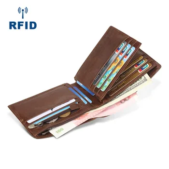 

Zccmwx brand 2018 new fashion high quality men's short wallet purse leather multi-card thin section business wallet clutch