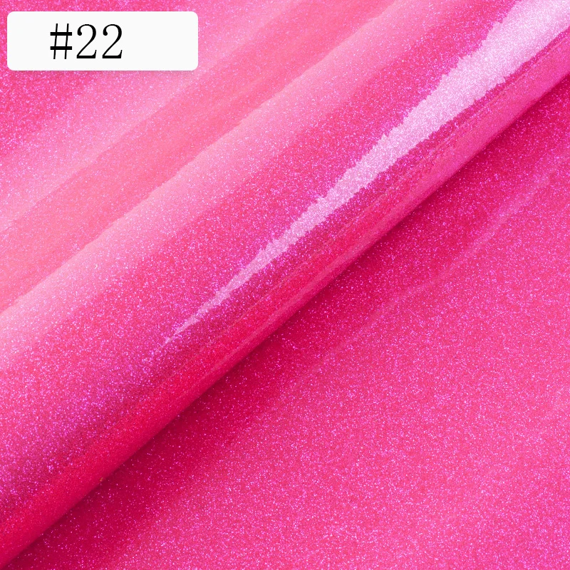50 см* 138 см ПВХ волшебный цвет Giltter искусственная кожа ткань синтетическая кожа для DIY ручной работы шитье одежды аксессуары поставки - Цвет: 12