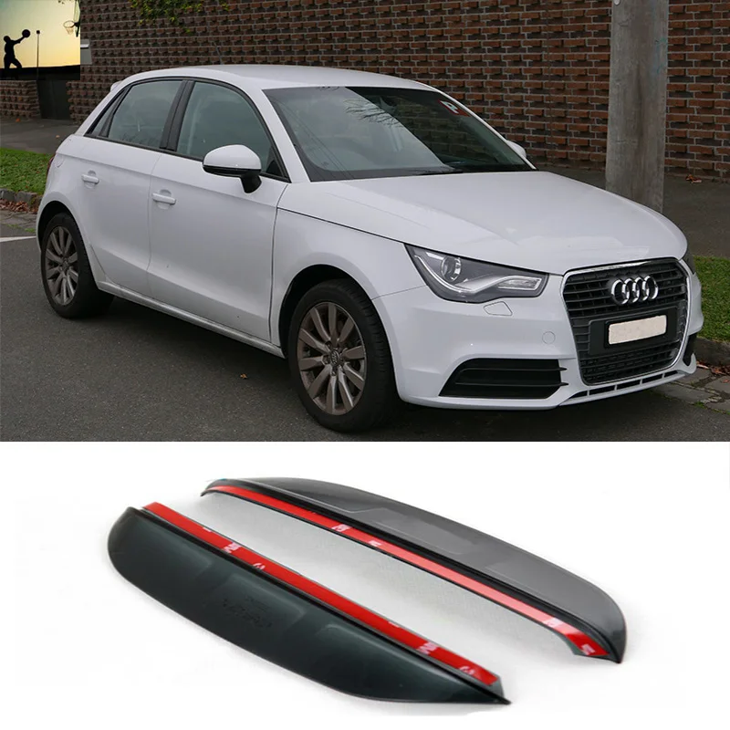 

FOR AUDI A1 From 2010 to now Carbon rearview mirror rain eyebrow Rainproof Flexible Blade Protector Car Styling