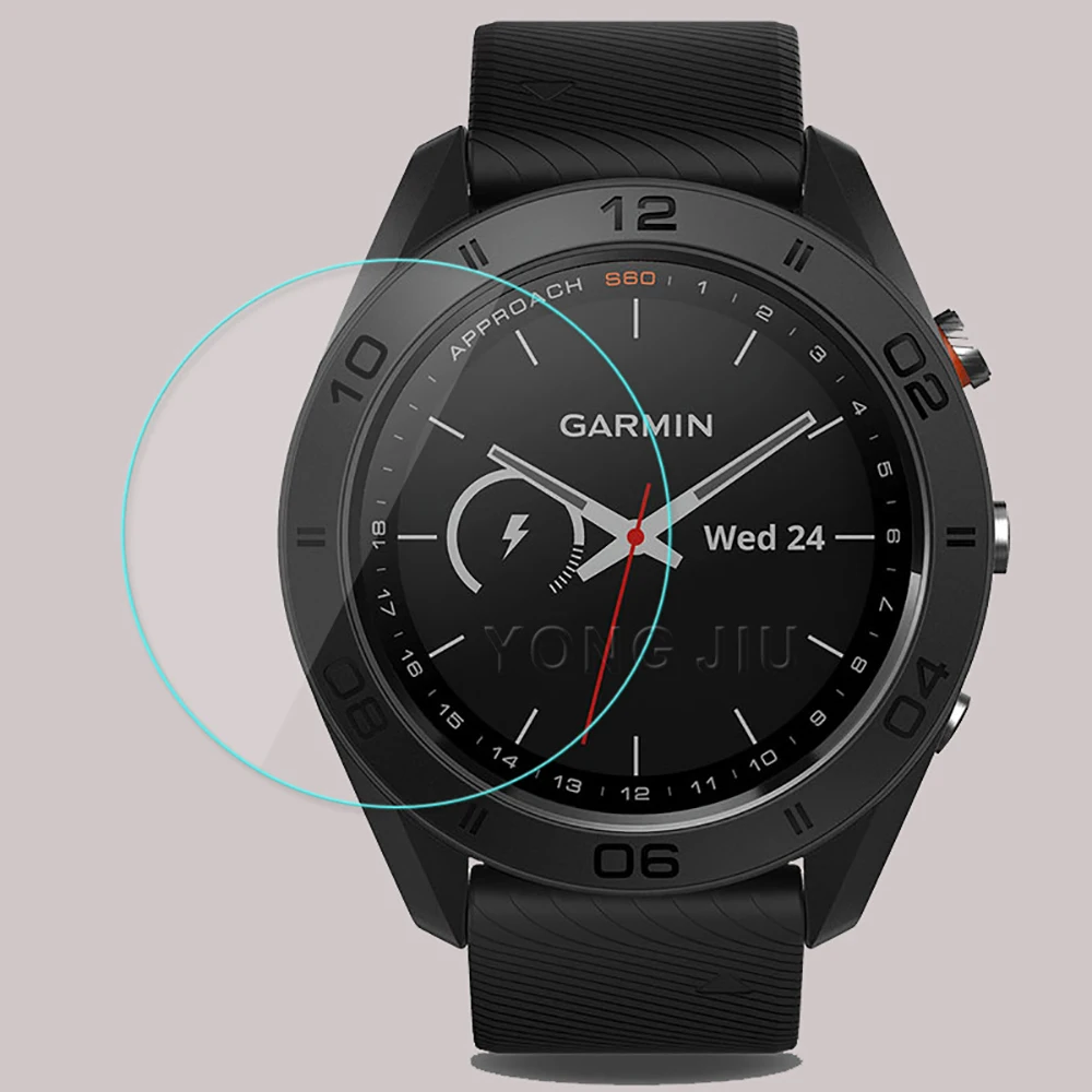 

Tempered Glass Film for Garmin Approach S60 Screen Protector Film For Garmin Approach S 60 Sports Smart Watch 9H 2.5D
