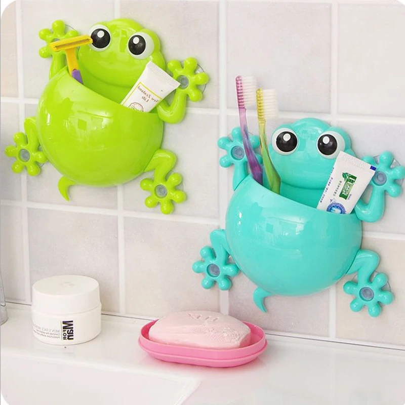 Gecko Toothbrush Holder Wall Suction Hook Tooth Brush Holder Home Decor