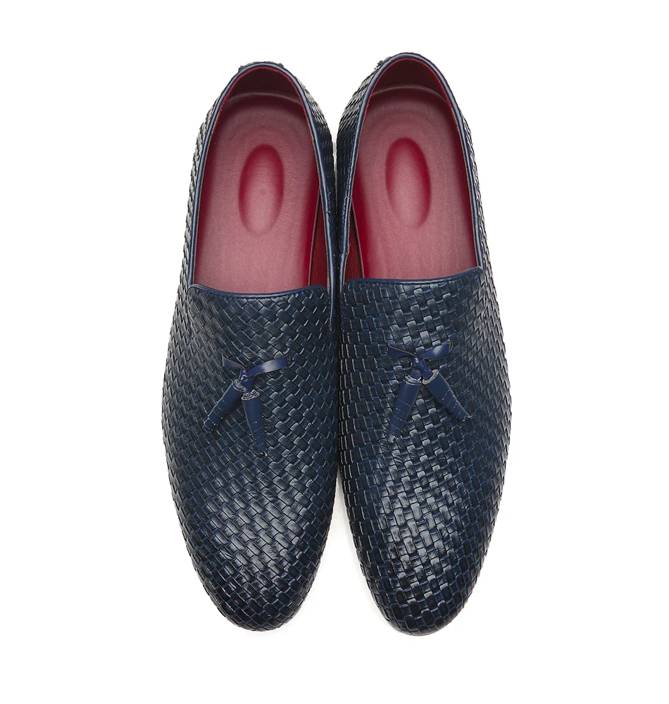 M-anxiu; мужская обувь с бахромой; повседневные кожаные модельные Лоферы ручной работы; тканые оксфорды; мокасины; свадебные туфли на плоской подошве; большие размеры 38-48