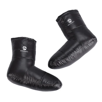 AEGISMAX Down Booties Warm Soft Down Filled Boots 5