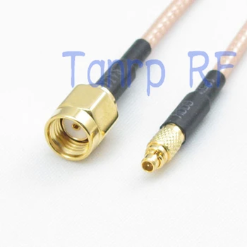 

10pcs 6in MMCX male plug to RP SMA male RF adapter connector 15CM Pigtail coaxial jumper cable RG316 extension cord