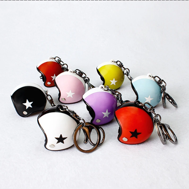 

Trendy Mini Motocross Helmet Motorcycle Hat Keychain For Girl Women Children Keyring Jewelry Gift