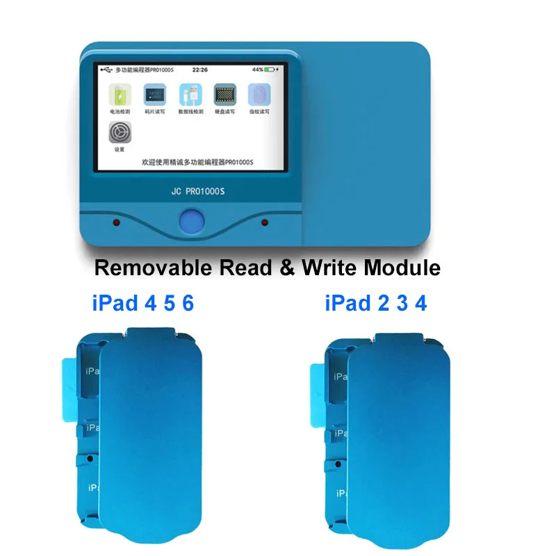 

JC PRO1000S NAND Programmer Read Write iCloud Repair Programmer For Error Repair iCloud Unlock SN Number Repair