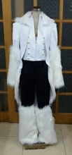 Disfraz de Cosplay con Kimono blanco, 2016, lejía