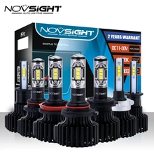 NOVSIGHT H15 H4 HB2 9003 Car LED Headlights 60W 12000LM 9006 9005 H7 H11 H8 H9