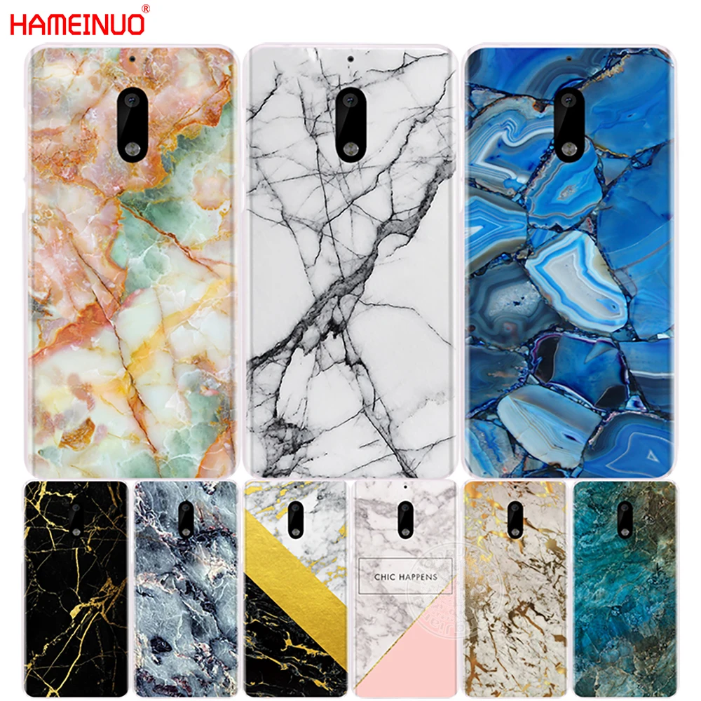 

HAMEINUO marble cover phone case for Nokia 9 8 7 6 5 3 Lumia 630 640 640XL 2018