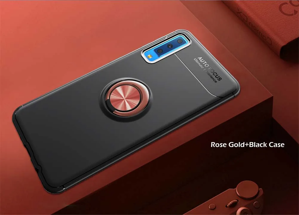 Мягкий силиконовый чехол для Samsung Galaxy A7 7 SM-A750FN SM-A750G/ds SM-A750F SM A750 A750FN чехол кольцо чехол телефона ТПУ случаях