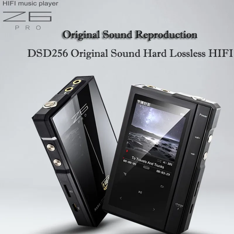 Портативный mp3 плеер Moonlight AIGO Z6 PRO Hi Fi без потерь с сенсорным экраном|MP3-плееры| |