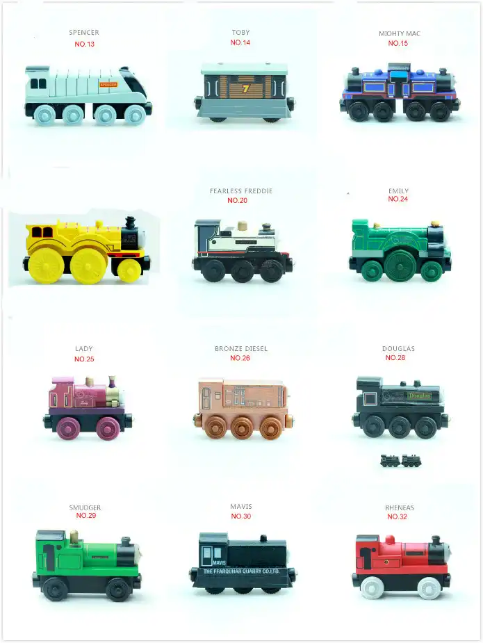 trackmaster engine on wooden track