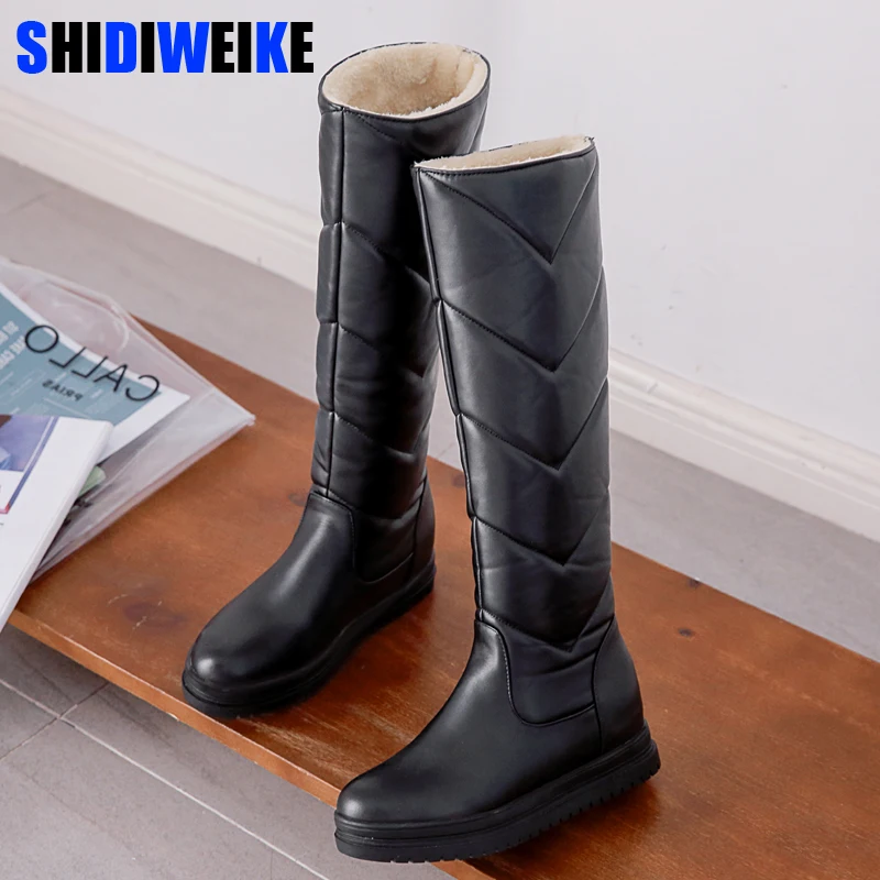 

classic women winter boots ladies snow boots female winter knee-high boots women winter shoes women boot n530