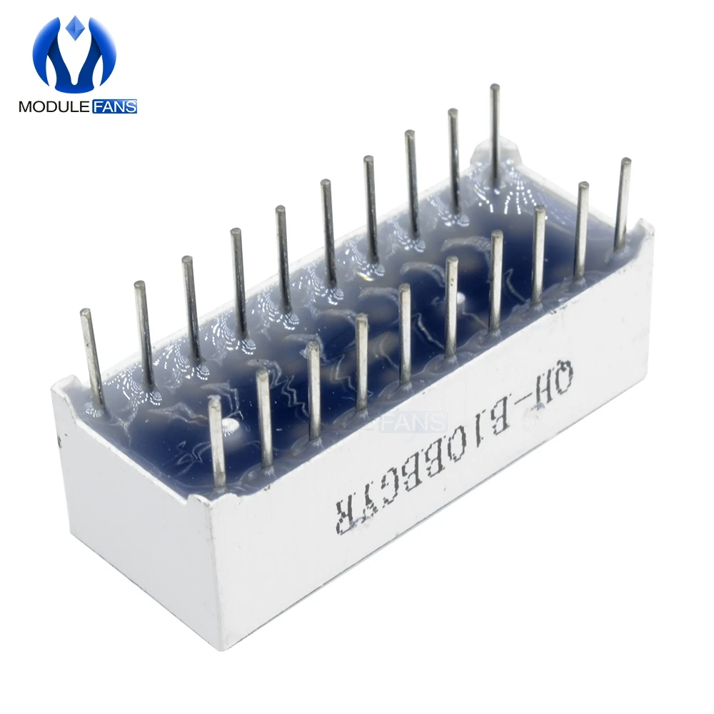 5 Pcs 10 Segment Color LED Bargraph Graph Indicator DIP Blue Green Yellow RAB 5 Pcs 10 Segment Color LED Bargraph Graph Indicator DIP Blue Green Yellow RAB