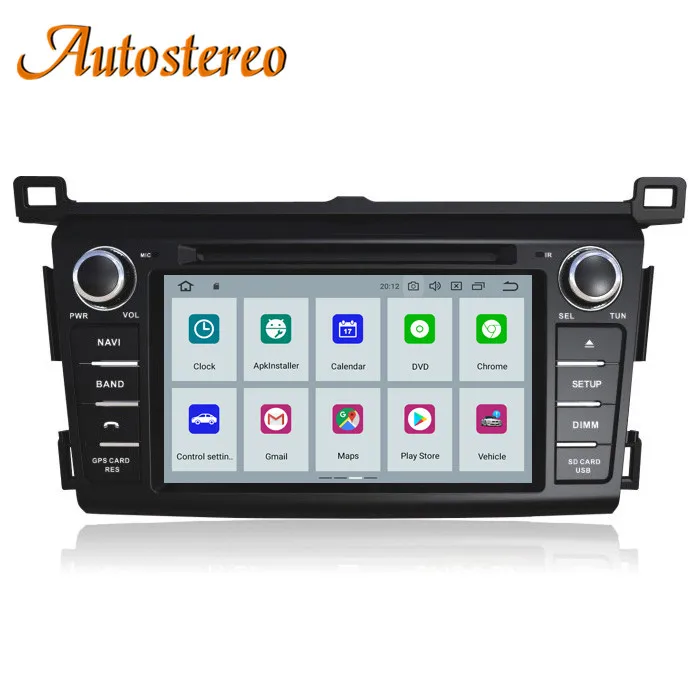 Perfect Autostereo Android 9.0 RAM Car GPS Navigation For Toyota RAV4 2013 2014 2015 Auto multimedia Radio tape recorder Car DVD player 2