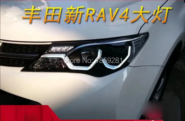 Фара RAV4, 2013~, внедорожник,! RAV4 туман светильник, RAV4 внедорожный светильник, 2 шт./компл.+ 2 шт. балласт, rav4 драйвер светильник, для Toyota Previa RAV 4