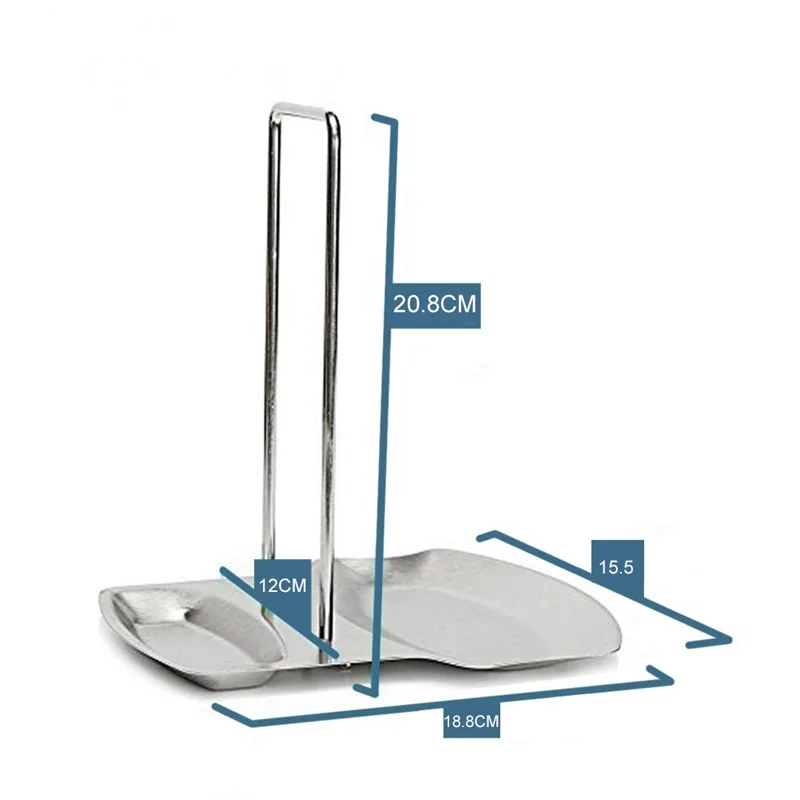 Поддона Подставка под крышку и ложку в стойке стоять держатель для ложки плитка из нержавеющей стали Органайзер Домашний Кухня кухонный инвентарь