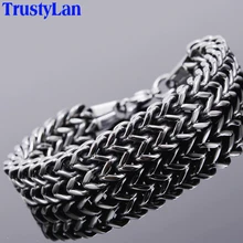 Трендовые мужские браслеты 316L из нержавеющей стали, очаровательный мужской браслет, Мужская металлическая цепочка, ювелирные изделия, ювелирные изделия дружбы, подарки для мужчин