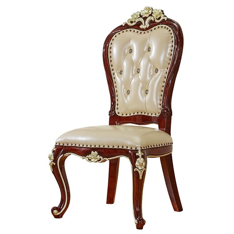 خشب متين الأوروبية نمط النسيج والجلود الطعام الطعام كرسي كرسي القهوة sillas poltrona comedor كرسي stoelen sedie