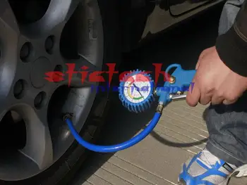 

by dhl or ems 10pcs Car Truck Air Tire Pressure Inflator Gauge Auto Car Truck Motorcycle Pistol Flexible Tire Pressure Gauge