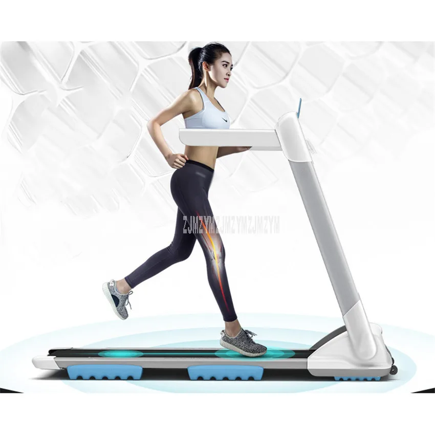 Q2 780W LED Display Intelligent Foldable Mini Treadmill Ultra-silent 43*110cm Running Belt Househol