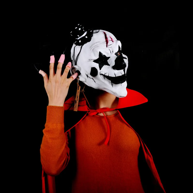 H& D Хэллоуин ужас подростков убийца Клоун Маска для женщин мужчин Дети страшные маскарадные костюмы