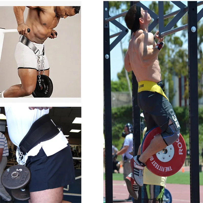Спортивный пояс для тяжелой атлетики с железной цепью для тренажерного зала, фитнеса, спины, поддержки талии, защиты от травм, силовые тренировочные ремни NCM99
