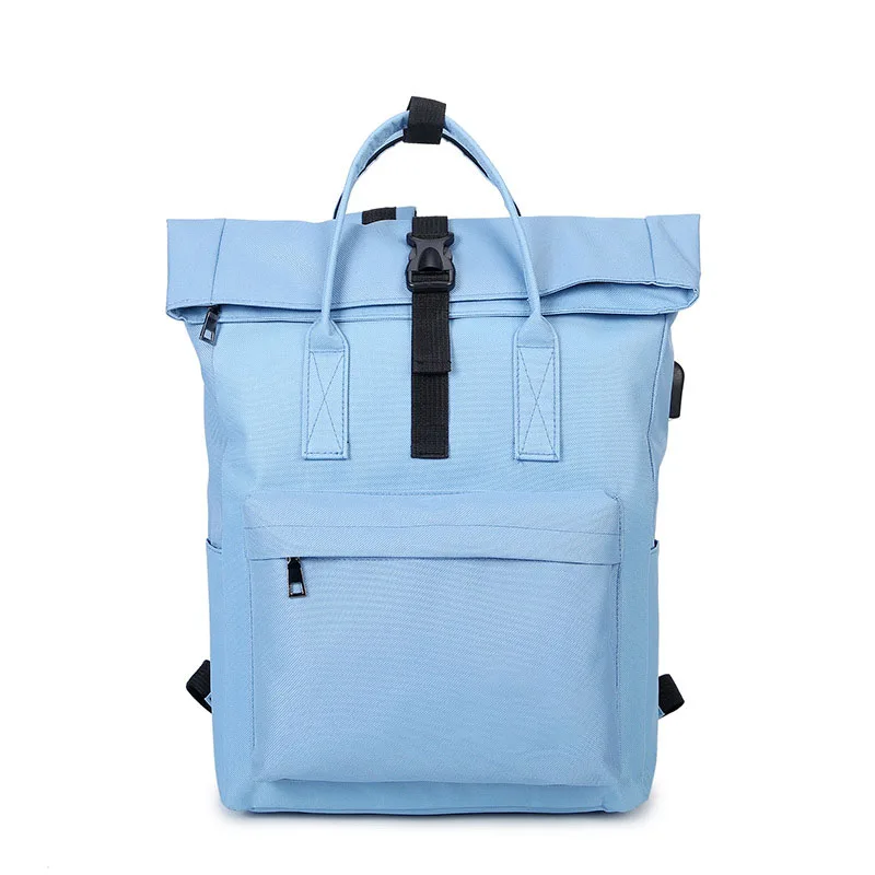 Женский рюкзак из парусины с внешним usb зарядным устройством мужской Mochila Escolar для