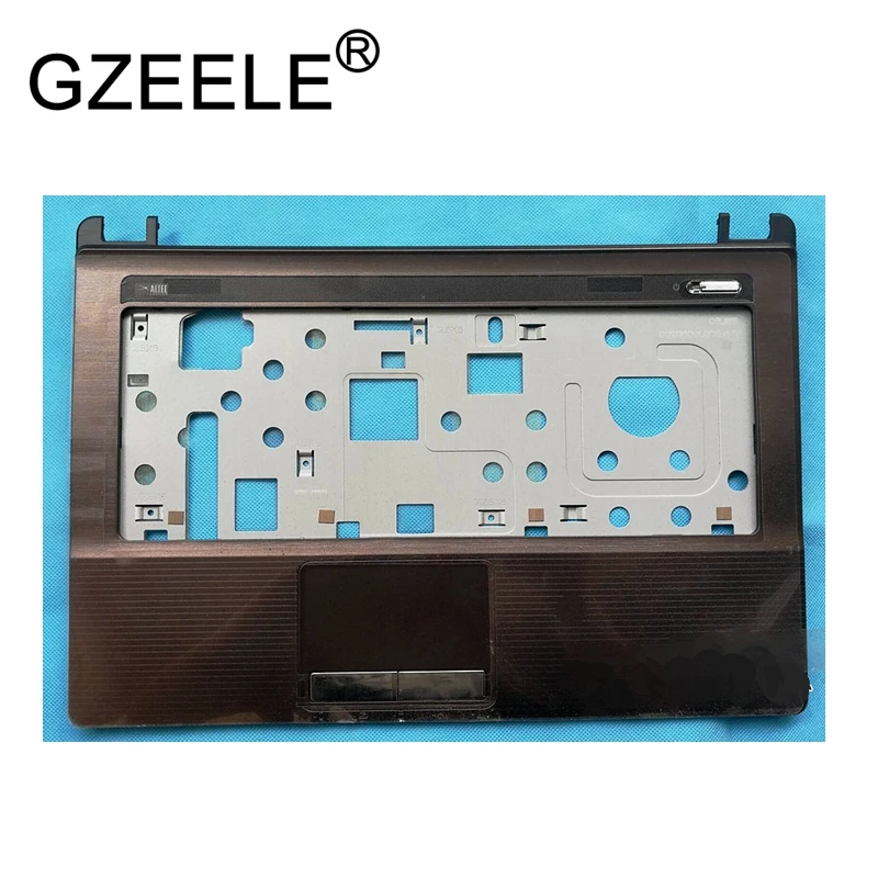 Дешево GZEELE используется для Asus X43B X43U K43T K43TK K43U K43TA Ноутбук Упор для рук крышка верхний чехол Клавиатура рамка без тачпада