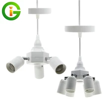 Светильник для выращивания E27 патрон лампы конвертеры 4 E27/7 E27 лампа база держатель для подъемной Светодиодная лампа для выращивания растений светильник