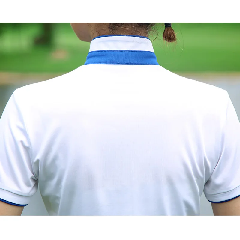 PGM китайский стиль футболка для гольфа для женщин стоячий воротник быстросохнущая Мягкая дышащая анти-пот женские трикотажные майки спортивная рубашка для женщин
