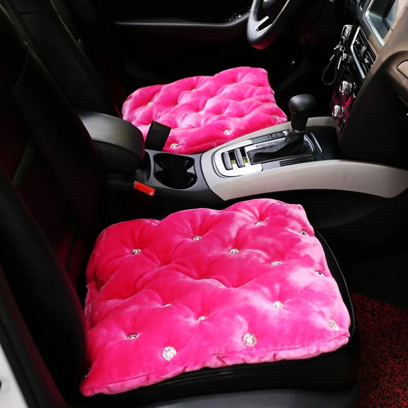 Buy Winter Crystal Studded Rhinestone Car Seat Cushion