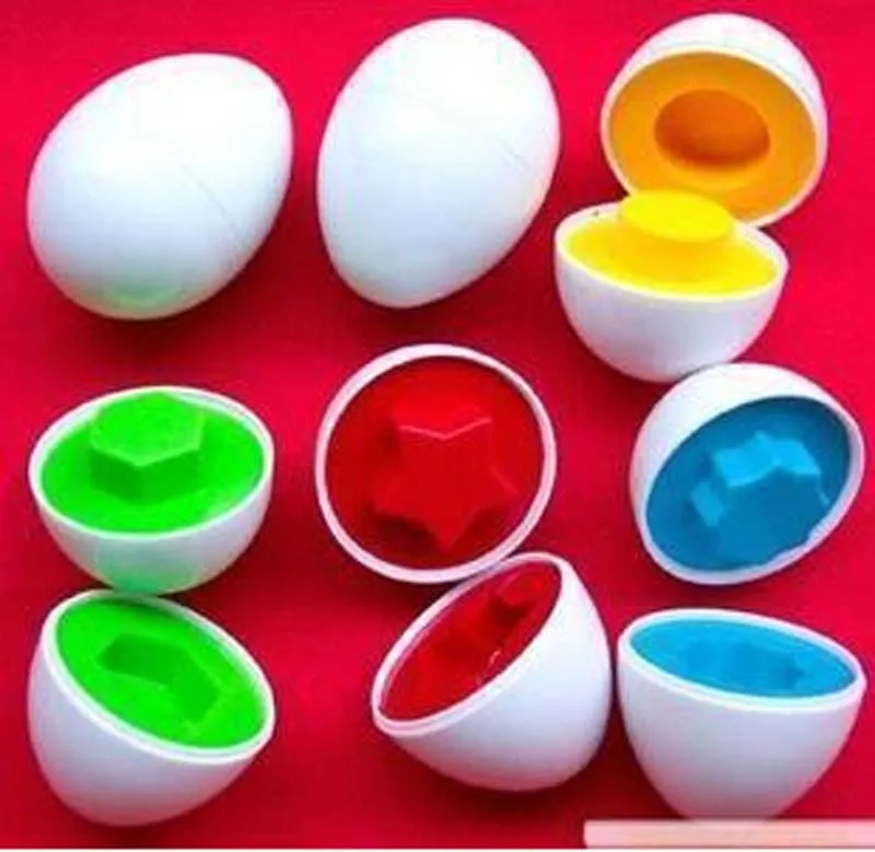 

2019 new clever children Details about 6eggs/set Mixed Shape Wise Pretend Puzzle Smart Egg Toys For Kids Learning