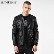 Новинка Env, мужские кожаные куртки, высокое качество, мотоциклетные, британские, деловые, мужские, повседневные, модные, военные, тактические куртки
