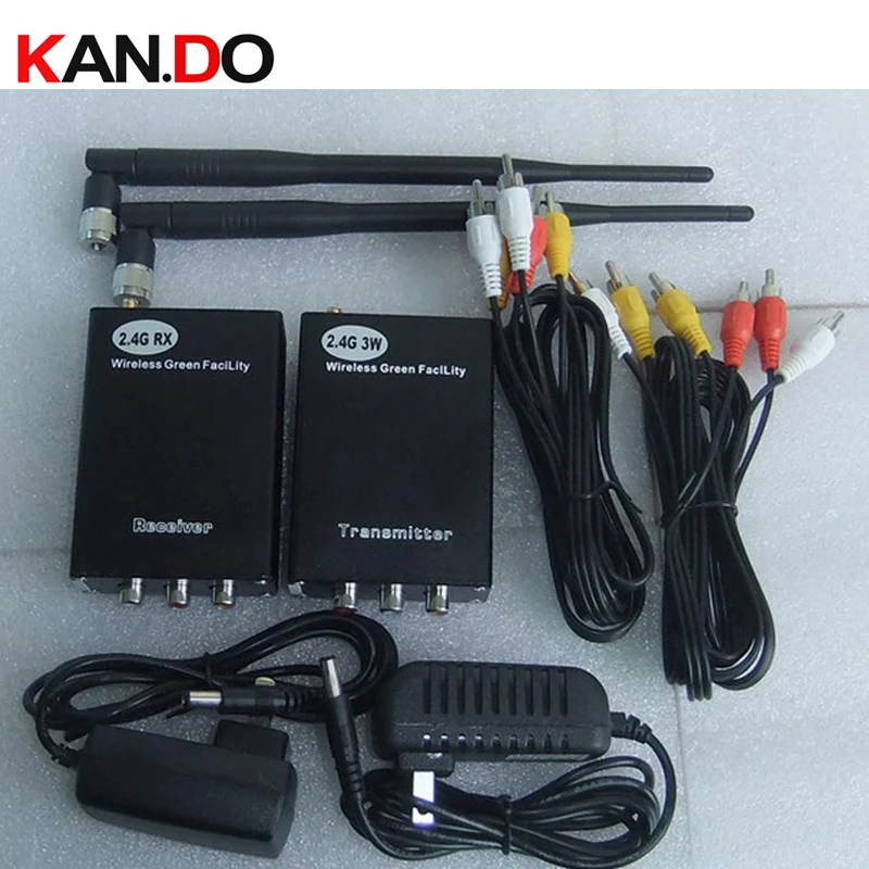 2W 2.4G drone transceiver for cctv 2400Mhz 2.4G Wireless video audio