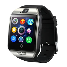 Smart Watch Q18 Passometer Smart Clock with Touch Screen Camera TF card Bluetooth Smartwatch for Android IOS Phone Men Watch