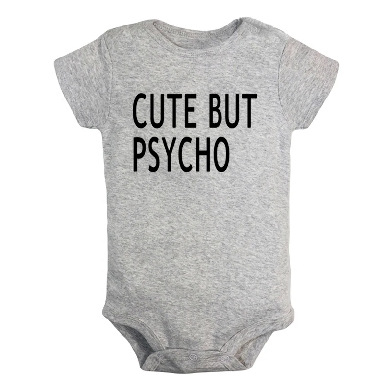 ieBaby5005G Вещь 2, милый, но Психо, галстук в виде стрелки, молния, вспышка, для новорожденных, для маленьких девочек и мальчиков, короткий рукав, комбинезон, хлопок - Цвет: ieBaby5005G